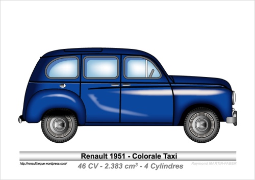 1951-Type Colorale Taxi