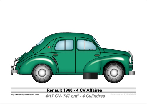 1960-Type 4 CV Affaires
