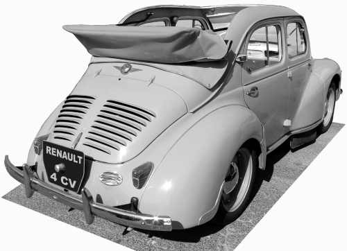 Renault 4 CV Décapotable 1952