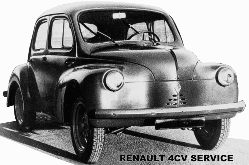 Renault 4CV Service 1953