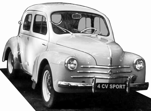 Renault 4CV SPORT 1956