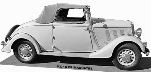 Renault KZ18 Primaquatre 1934