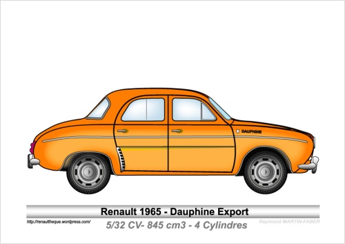 1965-Type Dauphine Export