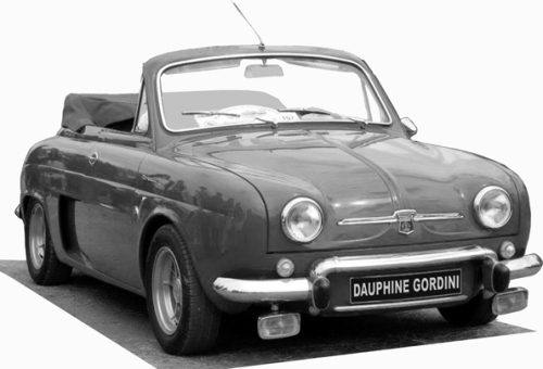 Renault Dauphine Gordini Cabriolet